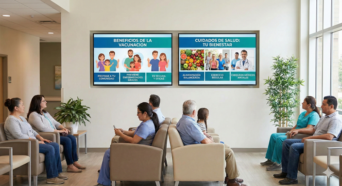 Healthcare digital signage solution